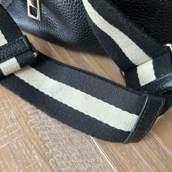 Marc Jacobs Gotham City Tote Crossbody Handbag Black Pebbled Leather - Picture 6 of 16